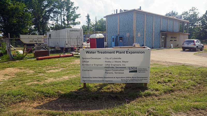Lobelville Water Treatment Plant